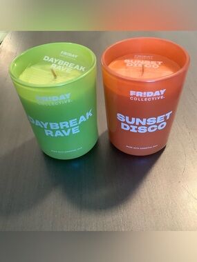 Friday Collective Candles Bundle of 2 New